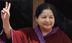 Jaya sworn in Tamil Nadu Chief Minister for fifth time