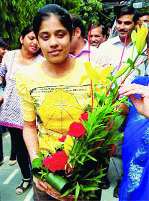 Gayatri does Delhi proud by topping CBSE XII