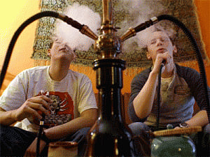 'Tobacco in hukkah causes cancers' (May 31 is World No Tobacco Day)