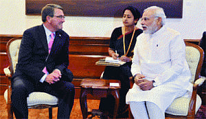 US Defence Secretary Carter meets Modi