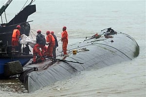 China ship death toll rises to 65