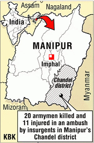 20 jawans killed in Manipur