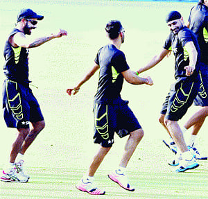 Indian team undergo fitness test