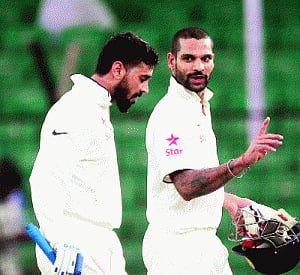 Shikhar, Vijay blow the bugle