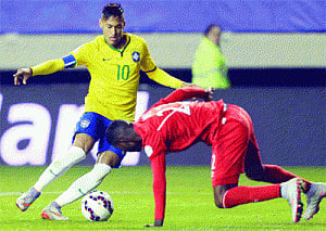 brazil arrive just in time