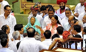 Vasundhara admits to helping lalit Modi but BJP backs her
