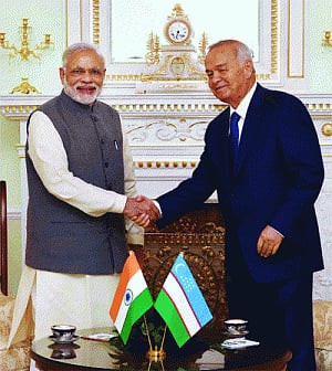 Modi, Uzbek President discuss terror factory in neighbourhood