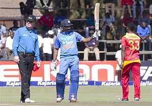 Rayudu's ton, Binny fifty steer India to 255/6