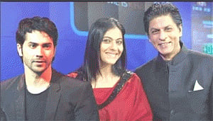 Varun 'excited' to see SRK, Kajol together in film
