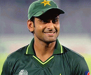 Hafeez suspended from bowling for one year