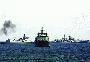 China starts naval drills in disputed South China Sea