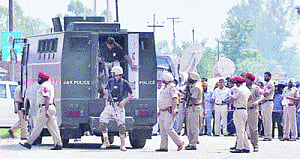 SP among 12 killed in terror attack