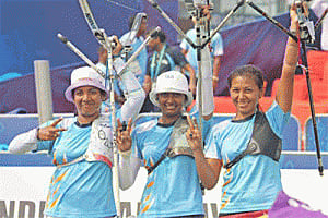 Indian women's recurve archery team qualifies for Olympics