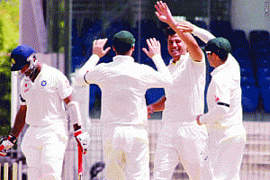 Disastrous start for India A