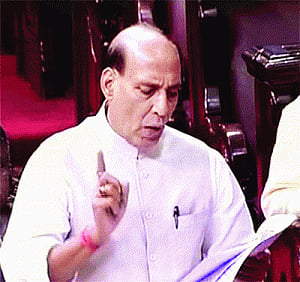 Gurdaspur terrorists  from Pak, Rajnath  says amid Cong din