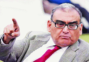 No wrong in Parl censuring Katju : SC