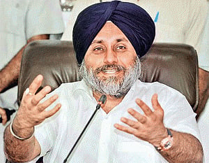 Sukhbir Badal visits BOP Khalra sector