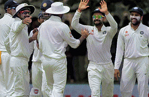 Indian team celebrates Independence Day in Galle