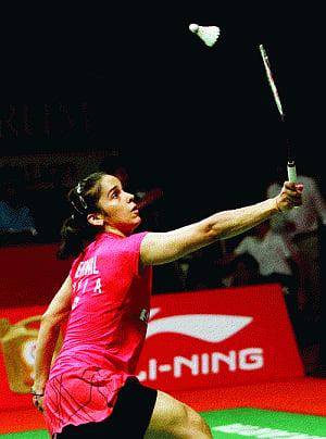Nehwal becomes first Indian to enter World C'ships final; faces World No. 1 Carolina Marin today