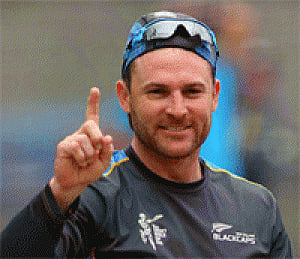 'Struggling' McCullum out of Sri lanka ODI