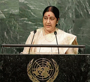 Overseas Indians ministry to merge with MEA: Swaraj