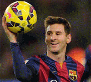 Messi leads Barcelona to easy 4-0 win over Granada