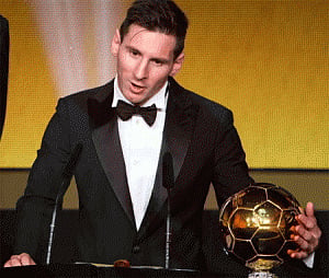 Messi wins record fifth FIFA Ballon d'Or award