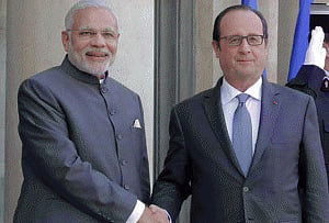 Modi likely to receive French President in Chandigarh