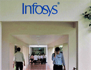 Infosys ups revenue guidance on strong growth, dollar