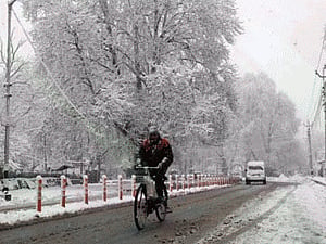 Kashmir: Slight rise in night temp; leh coldest place in J-K