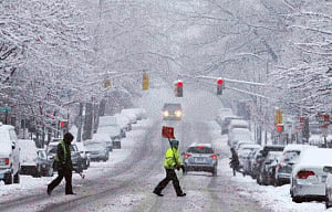 Epic snowstorm leaves US East Coast paralysed