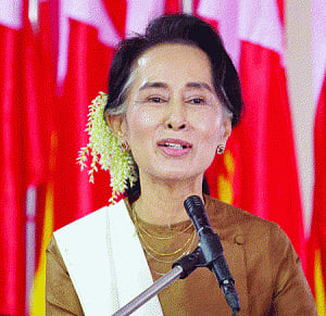 Myanmar house new session dominated by Suu Kyi party