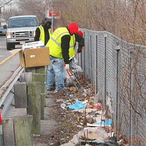 Immediately remove garbage from city's roads