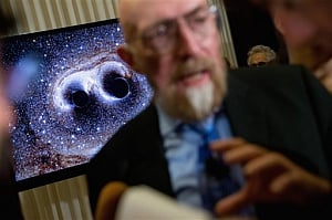 Scientists glimpse Einstein's gravitational waves