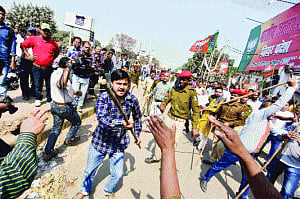 JNU ROW: AISF, BJP fight it out in Patna