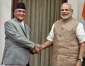 Modi, Oli vow to boost relations between India, Nepal