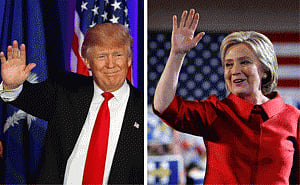 Trump wins big in South Carolina; Clinton takes Nevada