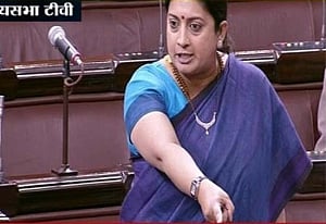 Oppn seek Smriti's apology on 'objectionable' comments in RS