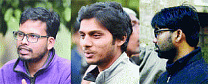 3 accused students say they won't surrender