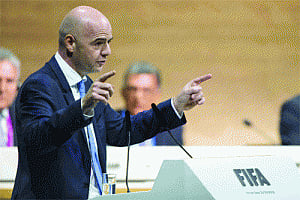 Infantino crowned FIFA president