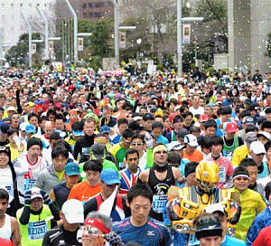 37,000 participate in Tokyo Marathon