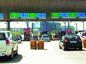 Badarpur toll plaza  cashier, guard shot