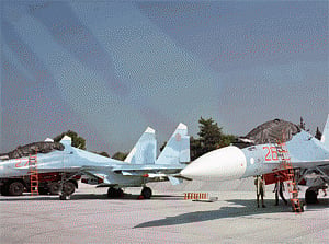 Russian warplanes sit idle on Syria base during cease-fire
