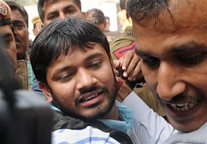 Kanhaiya escorted to JNU sans media glare