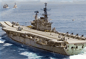 INS Viraat hosts families of Naval personnels