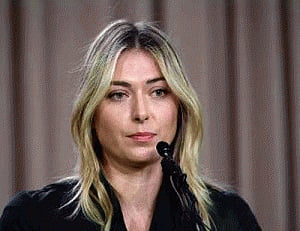 Sharapova slams media, goes defensive on Facebook