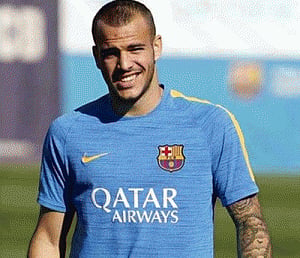 Barcelona loses injured Sandro Ramirez for seven weeks