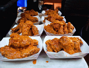 Indonesian man dies at chicken eating competition