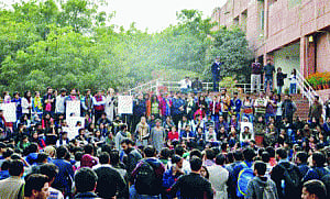 JNU issues show-cause notice to 21 students