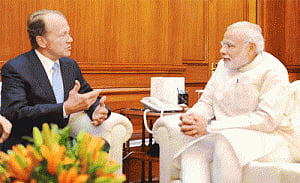 Cisco chairman calls on Modi